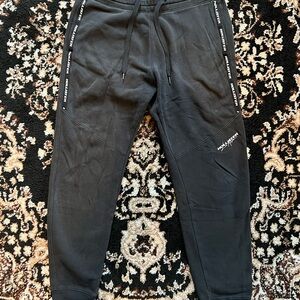 Hollister Black Joggers with Logo Detail